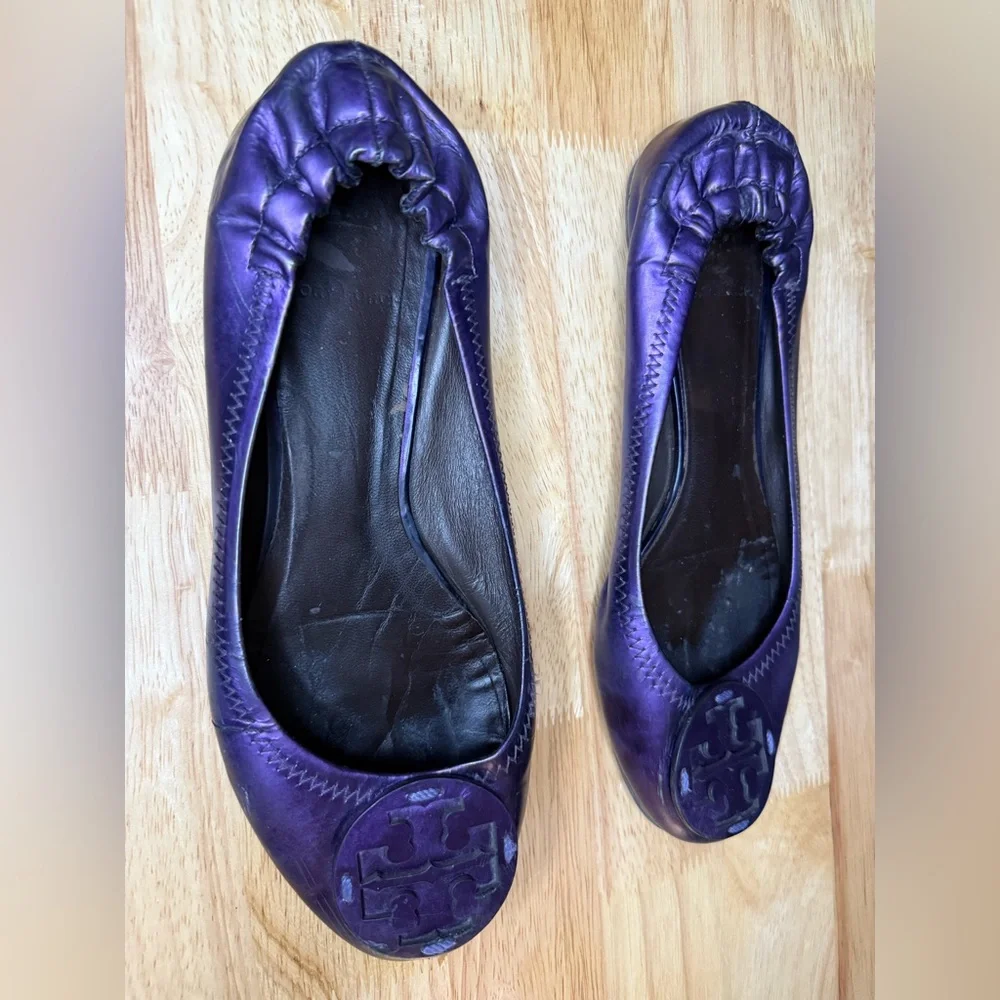 Tory Burch leather ballet